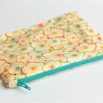 Zipper Pouch - Pretty Floral Outline With..