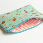 Patchwork Pouch - Hedgehogs And Pandas